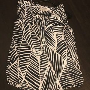 Loft flowy sleeveless blouse